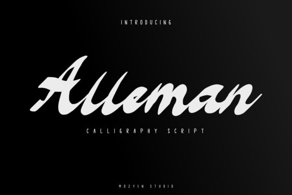 Alleman Script Font for Handmade Creators