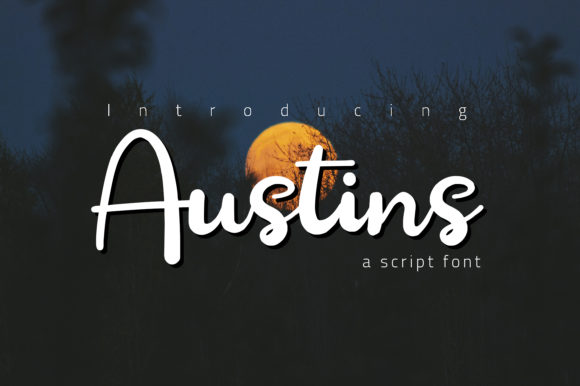 Austins Font: Elegant Script for Branding & Social Media