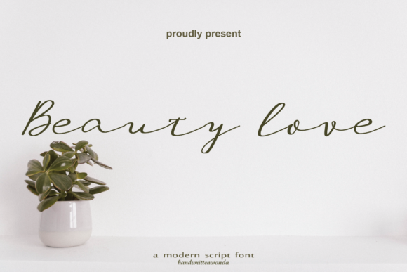 Beauty Love Script Font for Handmade Creators