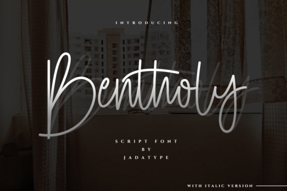 Bentholy: A Chic Thin Script Font for Elegant Campaign Design