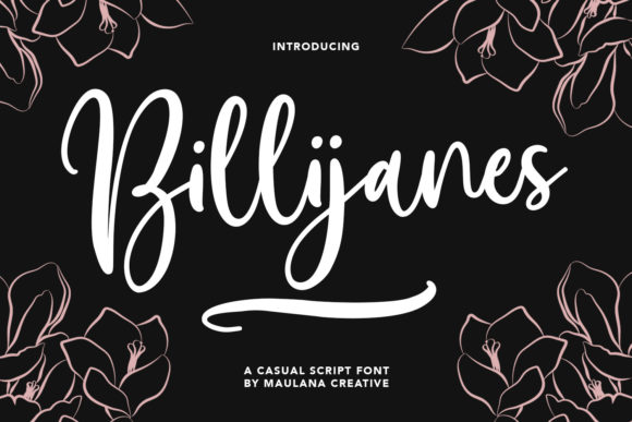 Billijanes: A Relaxed Script Handwritten Font for Elegant Digital Branding