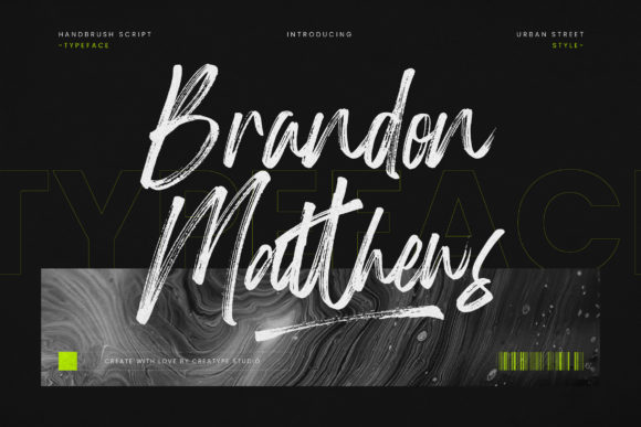 Brandon Matthews Font Review
