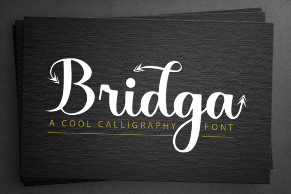 Bridga Script Font for Elegant Brand Identity