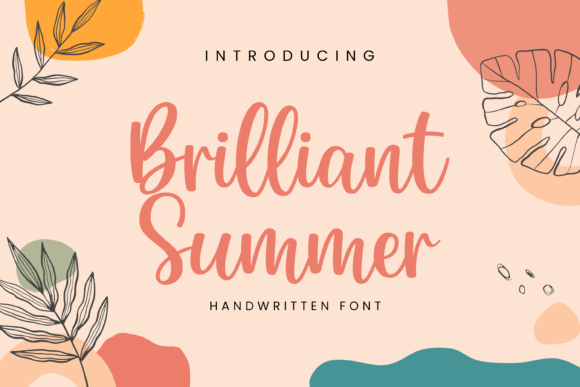 Brilliant Summer Font for Business