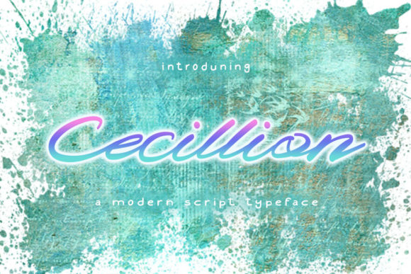 Cecillion Script Font for Handmade Creators