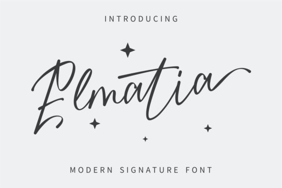 Elmatia: A Sweet Script Font