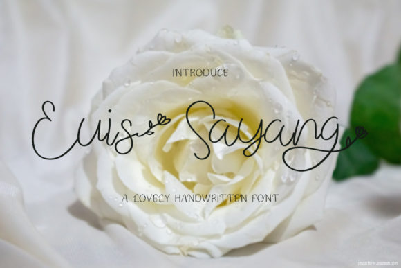 Euis Sayang: A Refined Script Font for Elegant Branding