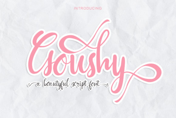Goushy Font for Web Design