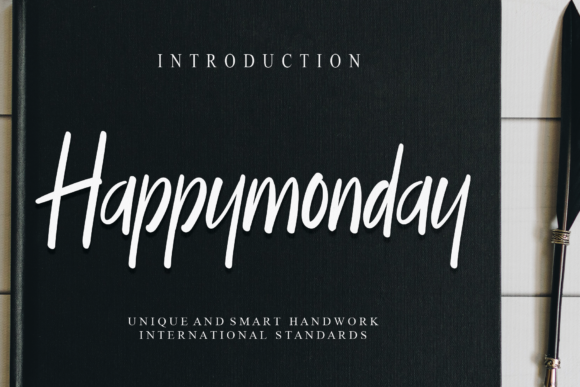 Happymonday Script Font for Elegant Social & DIY Campaigns
