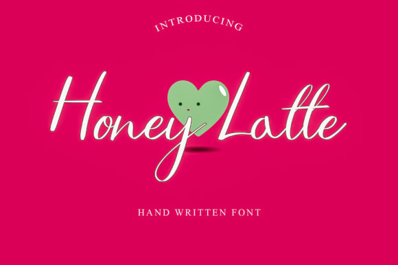 Honey Latte Font: Elegant Script Handwritten Fonts for Digital Design