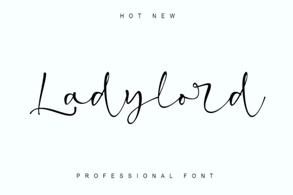 Ladylord Script Font for Elegant Handmade Designs
