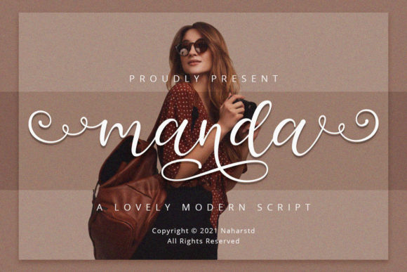 Manda Script Font for Authentic Branding and Campaign Design
