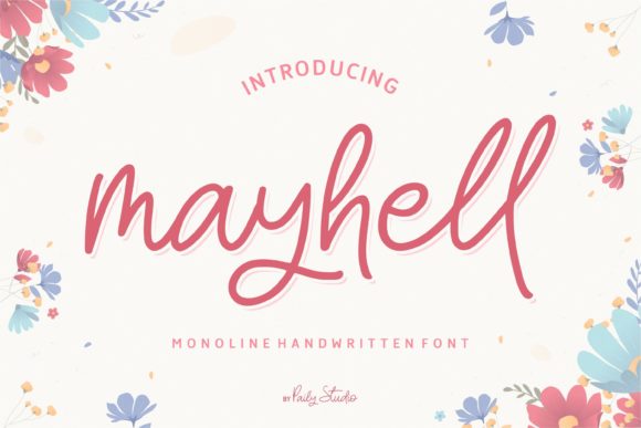 Mayhell: A Sweet, Jolly Script Handwritten Font for Real Projects
