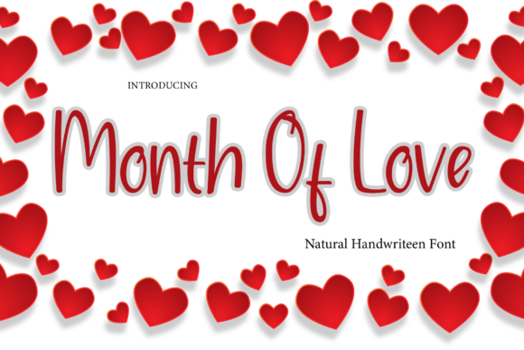 Month of Love Script Font for Elegant Digital Branding