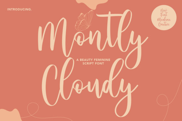 Montly Cloudy: A Whimsical Script Handwritten Font for Modern Web Design