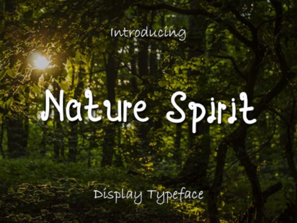 Nature Spirit Script Font for Elegant Branding
