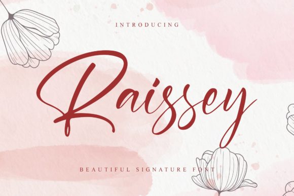 Raissey: A Refined Script Font for Elegant Digital Branding