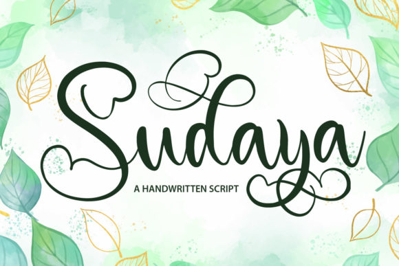 Sudaya: A Dazzling Script Font