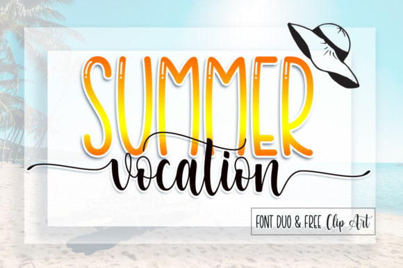 Summer Vocation Font for Creative Projects