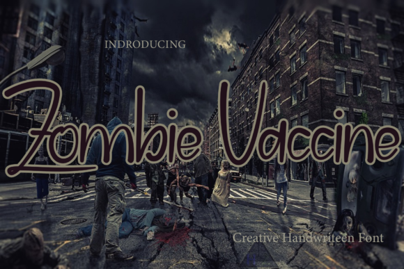 Zombie Vaccine: A Cursive Script Font for Elegant Branding